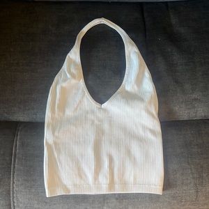 Urban Outfitters white halter tank top from. size small.